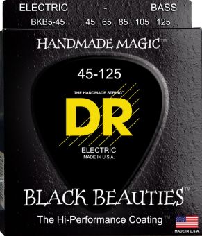 DR Strings Black Beauties BKB5-45 petožičani set 