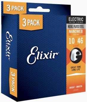 Elixir 12052 010/046 3 PACK 16542 Nanoweb