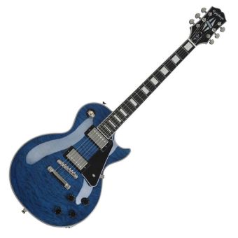 Epiphone Les Paul Custom Quilt (W.Premium Gig Bag) Viper Blue
