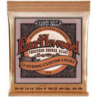 ERNIE BALL 2152 EARTHWOOD 10-48 Set Žica Za 12-O Žičanu Akustičnu Gitaru
