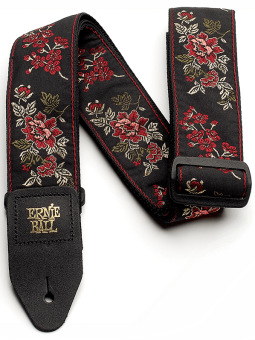ERNIE BALL 4142 RED ROSE JACQUARD KAIŠ ZA GITARU