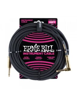 ERNIE BALL 6058 Black 7.5m Instrumentalni kabl 