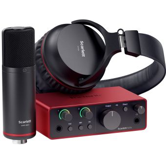 FOCUSRITE Scarlett SOLO STUDIO 4th gen - Studio Pake