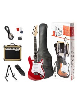 Terris TEP-1 MINI RED Električna gitara 3/4 paket